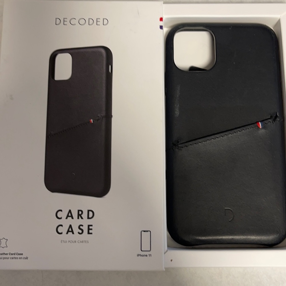 Decoded card case for iPhone 11